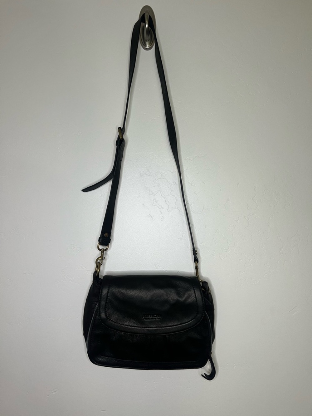 American Leather Co. Marino Crossbody Bag with Adjustable Strap